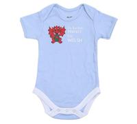 Babies Perfect & Welsh Nappy T | Proudly Adorable Baby T-Shirt with Built-in Nappy Cover | Soft, Breathable & Gentle Cotton-Feel Fabric | Cheeky Welsh-Inspired Gift for Babies with Big Personality