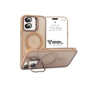 Babilden Case with Camera Protection, Compatible with Magsafe, Matte Transparent Color Stand Case Compatible with iPhone 14 Pro Max (Lens Gift) (Titanium Gold)