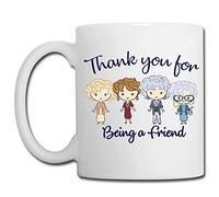 Babimarkeebei Funny coffee mug Thank You for Being a Friend Stay Golden Coffee Mug Thank You Buddies Best Friend Girls Friend