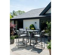 Babingley Garden Bar by Handpicked - 4 Seats Grey Cushions