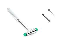 Babinski Buck Hammer, Neurological Hammer Diagnostic Neurological Examination Wiith Pin & Brush (Green)