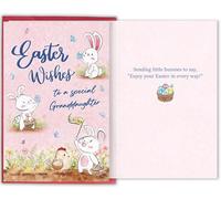 Bablira Easter Card for Granddaughter, Easter Gift from Grandparents, Easter Wishes to a Special Granddaughter