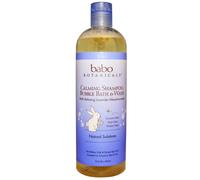 Babo Botanicals 3 in 1: Shampoo Bubble Bath & Wash Lavender Meadowsweet 15 fl oz (450 ml)