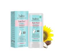 Babo Botanicals Baby Face SPF 50 Mineral Sunscreen Stick, 0.6 Ounce, 1 Count