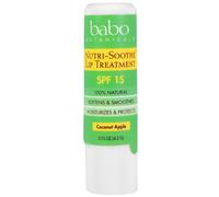 Babo Botanicals, Nutri-Soothe Lip Treatment, SPF 15, Coconut Apple, 0.15 oz (4.2 g)