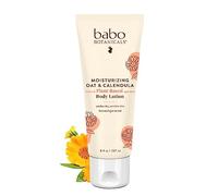 Babo Botanicals Oatmilk Calendula Moisturizing Baby Lotion, 8 Ounce - Best Baby Lotion for Soothing Sensitive Skin; Helps Relieve Eczema; Natural Oat and Organic Calendula