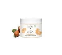 Babo Botanicals Sensitive Baby Fragrance-Free Miracle Cream - Face & Body Moisturiser - With Organic Calendula, Shea Butter, Coconut and Argan Oil - EEC Verified & Fragrance Free - 2 oz