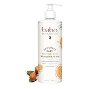 Babo Botanicals Sensitive Baby Fragrance Free Shampoo and Wash, 16 Fluid Ounce