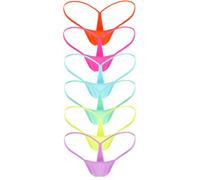 Baboies G-string Thongs for Women Seamless Micro Thong Low Rise Bikini Bottom No Show Panties Underwear