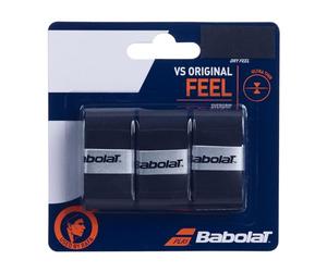 Babolat 2 Packs of 3 Overgrip Vs Original Black