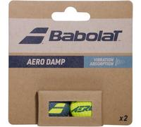 Babolat Aero Damp x2 Tennis Vibration Damper (Grey Green/Yellow)