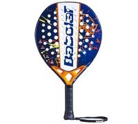Babolat, Alioth JR Padel Racket - Blue/Orange - For Young Players from 8 to 12 Years, High Tolerance for Accurate Strikes, Optimal Maneuverability, Oversize Round Shape for Better Control