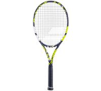 Babolat - Boost Aero Tennis Racket for Adults - Lightweight Racket for Men or Women - Strung and Graphite Frame for Lightness and Power when Playing - Size 1 - Colour: Grey/Yellow