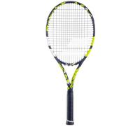 Babolat - Boost Aero Tennis Racket for Adults - Lightweight Racket for Men or Women - Strung and Graphite Frame for Lightness and Power when Playing - Size 2 - Colour: Grey/Yellow
