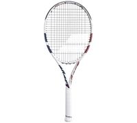 Babolat, Boost Drive Tennis Racket Model Grip 0 Blue Coral White Lightweight Graphic Frame Large Racket Head String Plan 16 x 19 for Casual Players Who Want to Improve Slightly