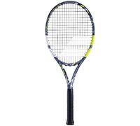Babolat - Evo Aero Rope Tennis Racket for Adults - Ideal for Progressing - Power and Comfort - Spin Alpha Aerodynamic Frame - Comfortable Syntec Evo Grip 3 - French Brand - Grey/Yellow
