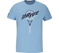 Babolat, Graphic T-Shirt, Drive Cotton Model, Short Sleeves and Round Neck, Unisex, 100% Cotton, Optimal Comfort for Sporting Activities Blue