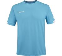 Babolat Men's Homme, Play Crew Neck Tee, Size M, Light Blue, Elastic Material, Timeless Design, Ideal for Training and Competition, Optimal Comfort, Cyan, M