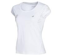 Babolat Performance Outerwear Wimbledon Cap Sleeve, Womens, Performance Wimbledon Capsleeve Women, white, M