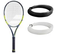 Babolat Pure Aero Tennis Racket (9th Generation) | Strung with 16g of Babolat Syn Gut at medium tension