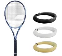 Babolat Pure Drive 98 11th Gen Tennis Racquet (4 1/4" Grip) Strung with White Syn Gut at Mid-Range Tension