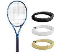 Babolat Pure Drive 98 Tennis Racquet (4 3/8" Grip) Strung with 16g White Syn Gut at Mid-Range Tension