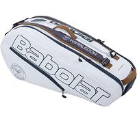 Babolat Pure Racquet Holder x6 Wimbledon Tennis Bag (White/Grey)