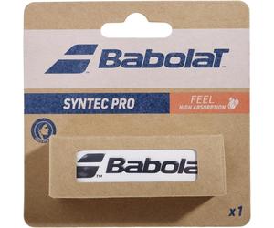 Babolat SYNTEC PRO Tennis Replacement Grip - High Absorption - 1.9mm - White