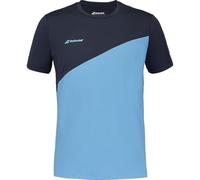 Babolat, Tennis T-Shirt for Men, Drive Crew Model, Stretchy and Breathable, Lightweight and Comfortable, Ideal for Sporting Practice Blue