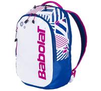 Babolat Unisex Adult Backpack, Tennis Model Kids, One Size, Colour Blue/White/Pink, Versatile Bag with Two, Special Compartment for Accessories, Ideal for Children, Unique