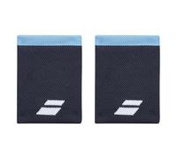 Babolat Unisex Adult Jumbo Logo Terry Towelling Wristband, One Size, Colour Blue, Fast Sweat Absorption, Width 10.5 cm, Wrist Strap for Gymnastics, Tennis, Badminton and Padel