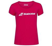 Babolat Womens Exc Short Sleeve Performance T-Shirt Red Rose 14