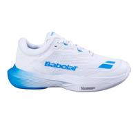 Babolat Women's SFX 4 Pickleball Shoes, White/Blue, 4.5 UK