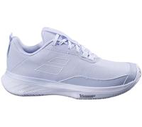 Babolat Women's, SFX EVO AC W Tennis Shoes, Size 41, Blue/White, Optimal Comfort, Support and Fluidity for Amateur to Advanced Players, Suitable for All Surfaces, 7.5 UK