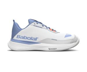 Babolat Women's SFX Evo Ac WBabolat, SFX EVO AC W Tennis Shoes, Size 38.5, Black/Silver, Optimal Comfort, Support and Fluidity for Amateur to Advanced Players, Suitable for All Surfaces