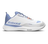 Babolat Women's SFX Evo All Court Tennis Shoes, White/Forever Blue, 6 UK