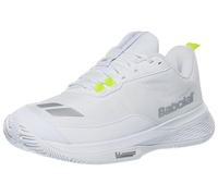 Babolat Women's SFX Evo Pickleball Shoes, White/Silver, 7 UK