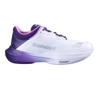 Babolat Women's SFX4 All Court Tennis Shoes, White/Dark Purple, 7 UK