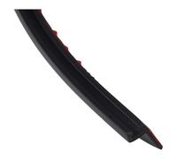 babominimer 100cm Door Bottom Brush Seal Strip, TPE Draft Stopper for Soundproofing and Insect Proofing, Energy Saving Door Sweep for Indoor Outdoor Use, Double Sided(Black)
