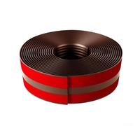 babominimer 10Ft Stair Corner Protectors Non-slip Waterproof Vinyl Rubber Edge Strips Self-adhesive Stair Nosing Trim For Tiles, Wood, And Marble Steps(Brown 10ft)