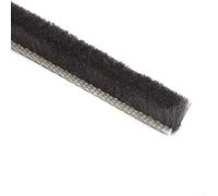 babominimer 10m Door Draught Excluder Brush Seal Strip 5mm x 6mm Weatherproof Pile for Sliding Doors and Windows, Dustproof, Windproof, Soundproof, Insect Proof, Moisture