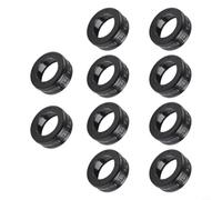 babominimer 10pcs Rubber Bearing Sleeves 607 for for Power Tool Bearings, Black Protective Rubber Sleeve Set Compatible with Angle Grinder and for for Electric Hammer, Outer Diameter