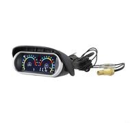babominimer 2 in 1 Digital LCD Car Water Gauge and Voltmeter with Sensor, Fitment for 12V/24V Vehicle Dashboard, 3 Digit Display, -10 to