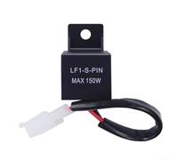 babominimer 2-Pin 12V Electronic LED Flasher for Relay for Motorcycle Turn Signal Lights, Waterproof Direct Replacement Blinker Unit, Usual Fit for Most 2-Pin