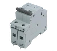 babominimer 2 Pole Mini Circuit Breaker MCB 6A-63A 6kA Curve Switch 220V/400V AC Overload and Short Circuit Protection with Indicator Function Compact Design for(6A)