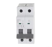 babominimer 2 Pole Mini Circuit Breaker MCB 6A-63A 6kA Curve Switch 220V/400V AC Overload and Short Circuit Protection with Indicator Function Compact Design for(16A)