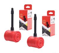 babominimer 20-Inch Inner Tube 2-Pack, Lightweight and Compact Tire Tube Compatible with Valve 45mm/65mm, Enhanced Puncture Resistance, Seamless((406/8-.75) 45mm)