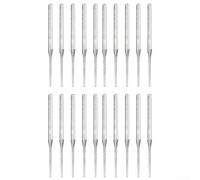 babominimer 20PCS 1.0mm Drill Bits with 2.35mm Shank for Glass, Jade, Amber Drilling in Jewelry Making and Stone Engraving, Compatible with Rotary Tools
