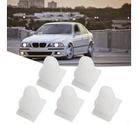 babominimer 20pcs Door Sill Fastener Clips Plastic Rivet Retainer Compatible with for E30 E36 E39 E38 325xi 525i 750i, 8mm Rod Holder Fits 14mm Hole, White Automotive