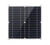 babominimer 20W 18V Flexible Monocrystalline Solar Panel Kit with Dual USB Output and DC Port, Waterproof PET Film for Car, Marine, RV, Camper, Boat, Cabin, Shed, Garden